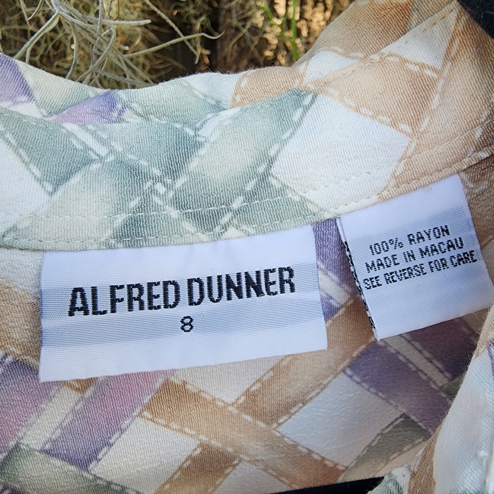 Pastel Lattice Pattern Button Down - image 5